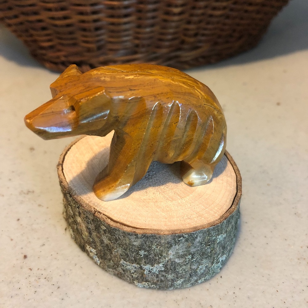 Stone Carved Bear